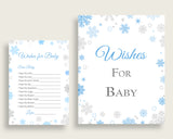 Wishes For Baby Baby Shower Wishes For Baby Snowflake Baby Shower Wishes For Baby Blue Gray Baby Shower Snowflake Wishes For Baby NL77H