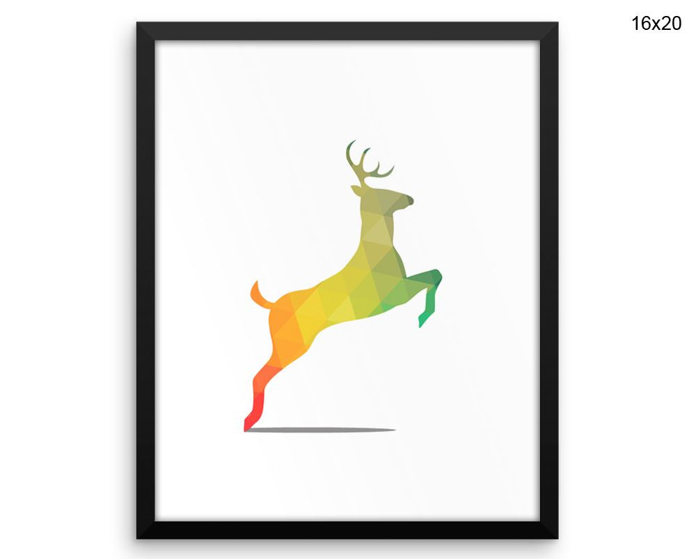 Woodland Deer Print, Beautiful Wall Art with Frame and Canvas options available Nursery Decor