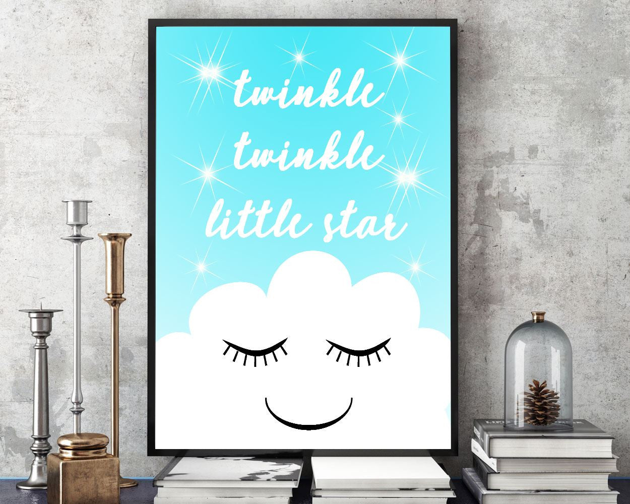 Wall Art Twinkle Twinkle Little Star Digital Print Twinkle Twinkle Little Star Poster Art Twinkle Twinkle Little Star Wall Art Print Twinkle - Digital Download