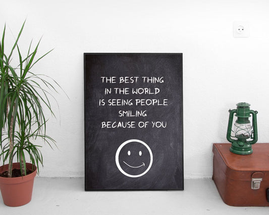 Wall Art Smiling Digital Print Smiling Poster Art Smiling Wall Art Print Smiling Inspirational Art Smiling Inspirational Print Smiling Wall - Digital Download