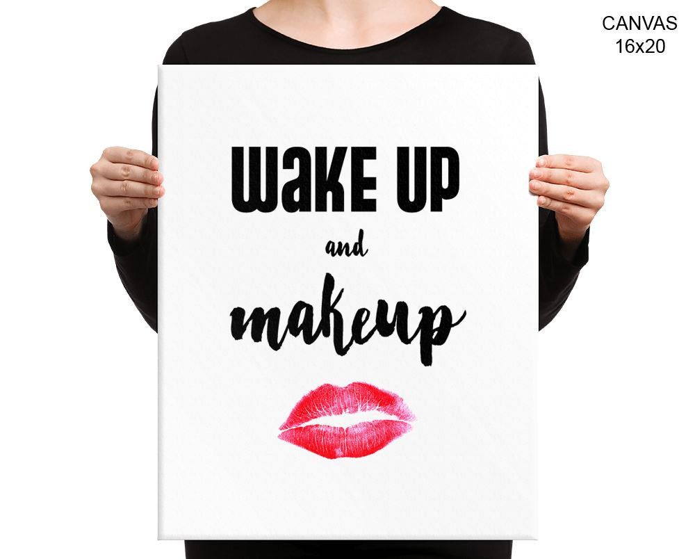 Makeup Print, Beautiful Wall Art with Frame and Canvas options available Fashion Decor