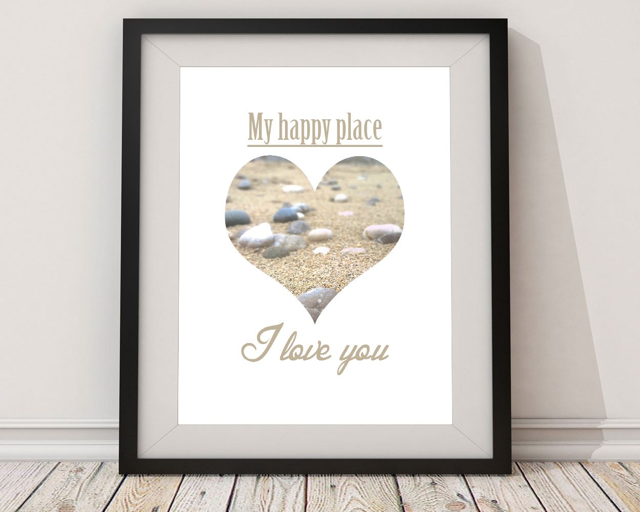 Wall Art My Happy Place Digital Print My Happy Place Poster Art My Happy Place Wall Art Print My Happy Place  Wall Decor My Happy Place Love