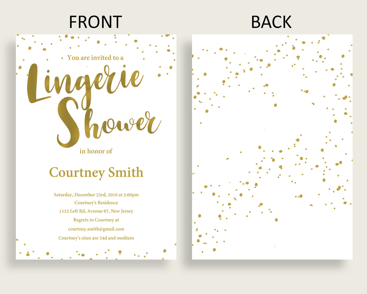 Lingerie Shower Invitation Bridal Shower Lingerie Shower Invitation Gold Bridal Shower Lingerie Shower Invitation Bridal Shower Gold G2ZNX