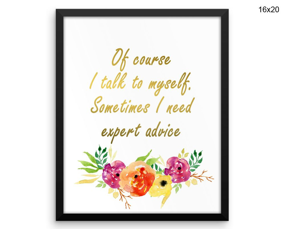 Funny Silly Print, Beautiful Wall Art with Frame and Canvas options available Therapist Decor