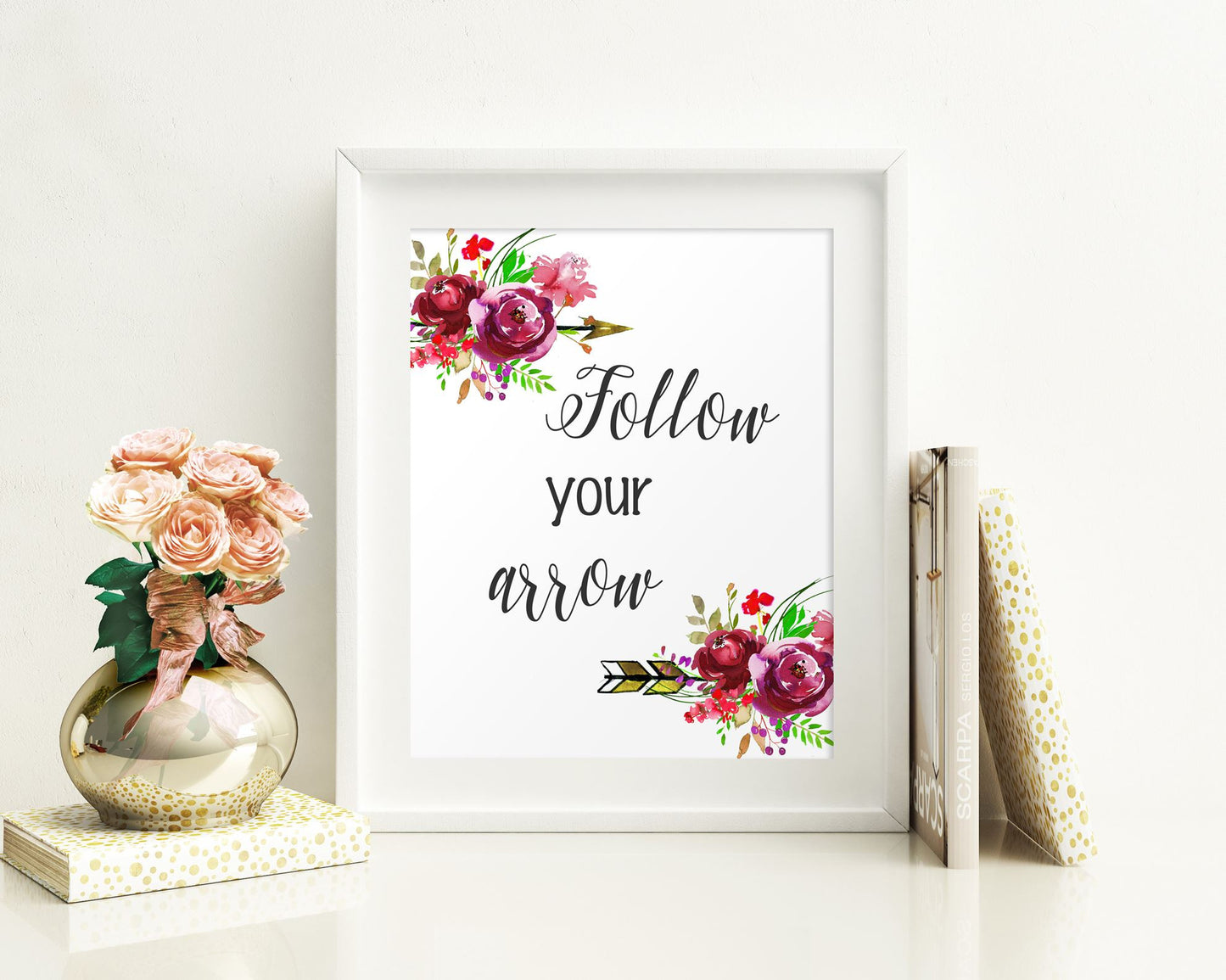 Wall Art Follow Your Arrow Digital Print Follow Your Arrow Poster Art Follow Your Arrow Wall Art Print Follow Your Arrow  Wall Decor Follow - Digital Download