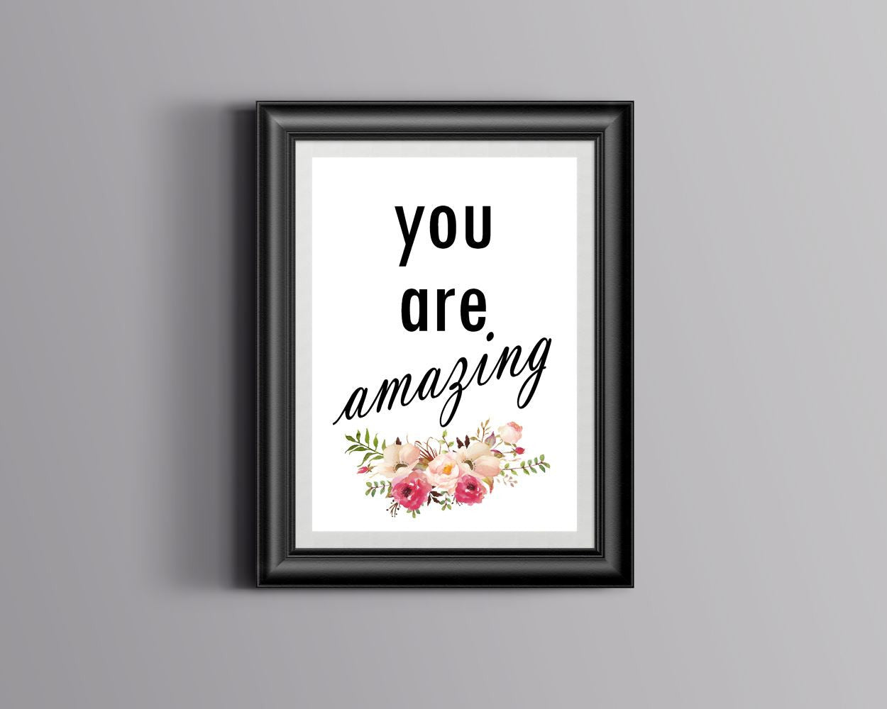 Wall Art You Are Amazing Digital Print You Are Amazing Poster Art You Are Amazing Wall Art Print You Are Amazing Typography Art You Are - Digital Download