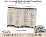 Brown And Beige Seashells And Pearls Bridal Shower Theme: Candy Bar Game - pregnancy, black lace, paper supplies, shower activity - 65924 - Digital Product