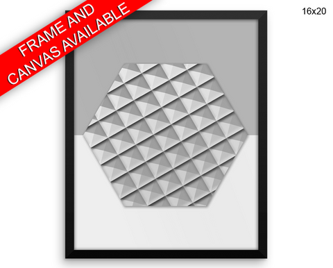 Shades Gray Print, Beautiful Wall Art with Frame and Canvas options available Minimalist Decor