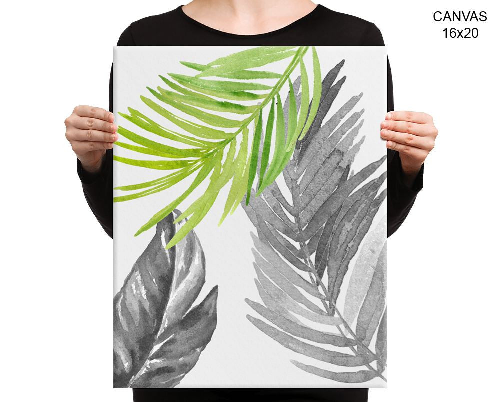 Watercolor Leaves Print, Beautiful Wall Art with Frame and Canvas options available  Decor