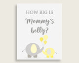 Mommy's Belly Baby Shower Mommy's Belly Yellow Baby Shower Mommy's Belly Baby Shower Elephant Mommy's Belly Yellow Gray party décor W6ZPZ
