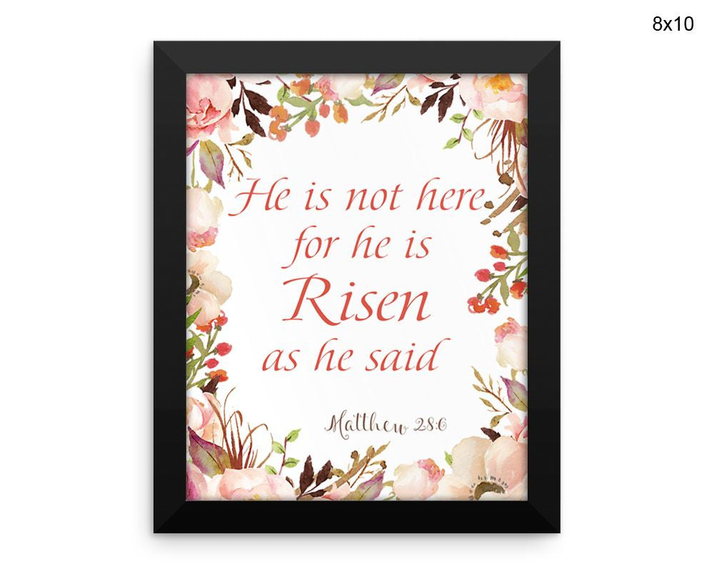 Matthew Risen Print, Beautiful Wall Art with Frame and Canvas options available Bible Decor