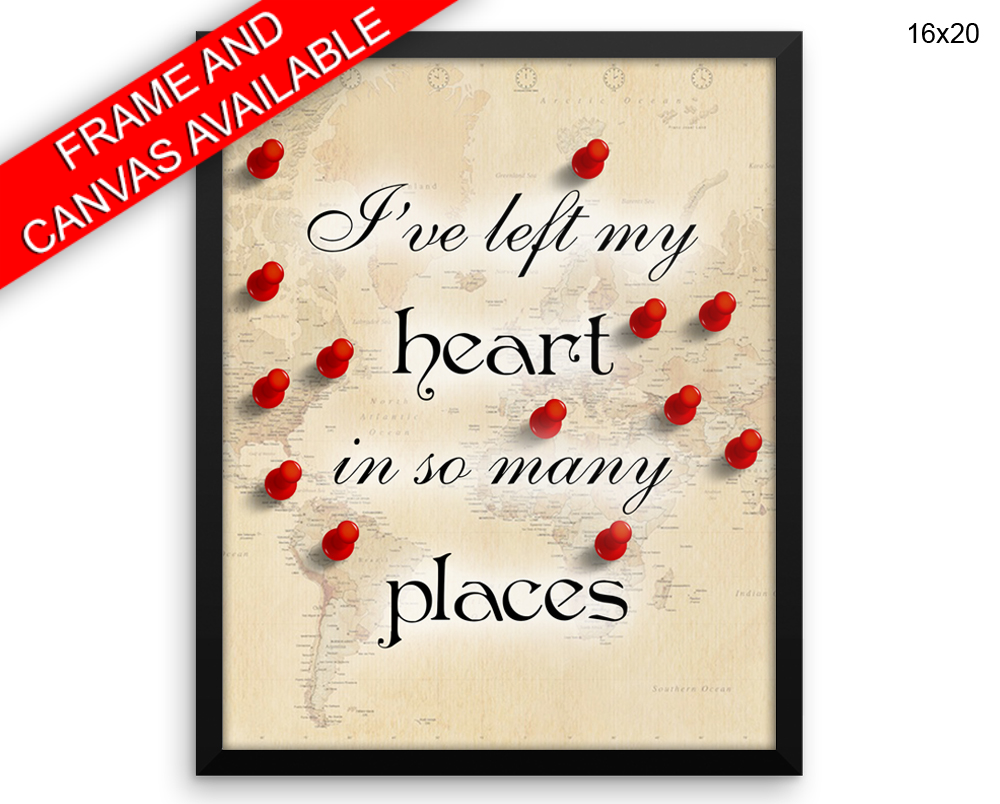 Traveller Travelling Print, Beautiful Wall Art with Frame and Canvas options available  Decor