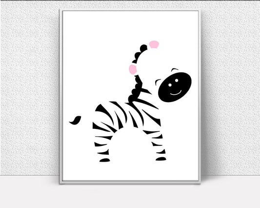 Wall Decor Zebra Printable Zebra Prints Zebra Sign Zebra Black_white Art Zebra Black_white Print Zebra Printable Art Zebra Bedroom Zebra - Digital Download