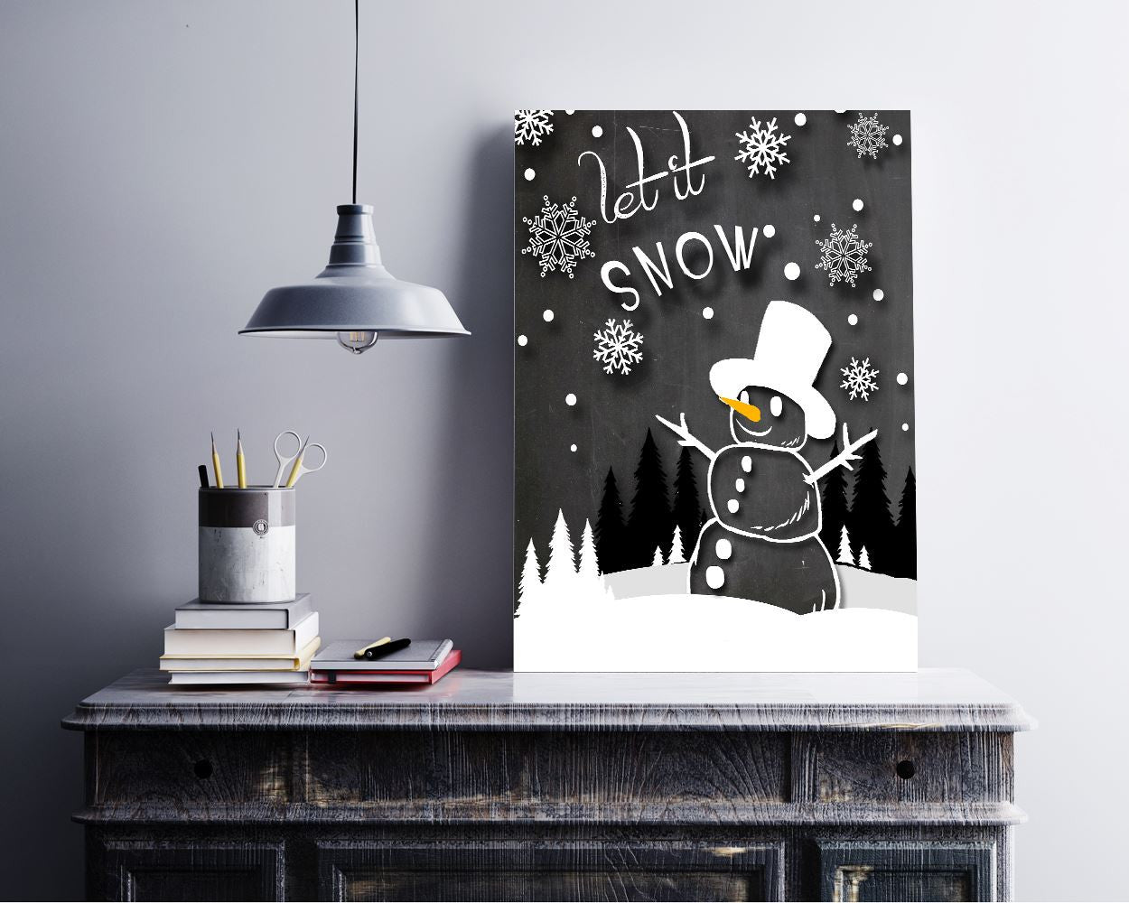 Wall Art Snowman Digital Print Snowman Poster Art Snowman Wall Art Print Snowman Winter Art Snowman Winter Print Snowman Wall Decor Snowman - Digital Download