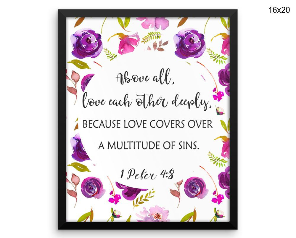 Peter Print, Beautiful Wall Art with Frame and Canvas options available Bible Decor