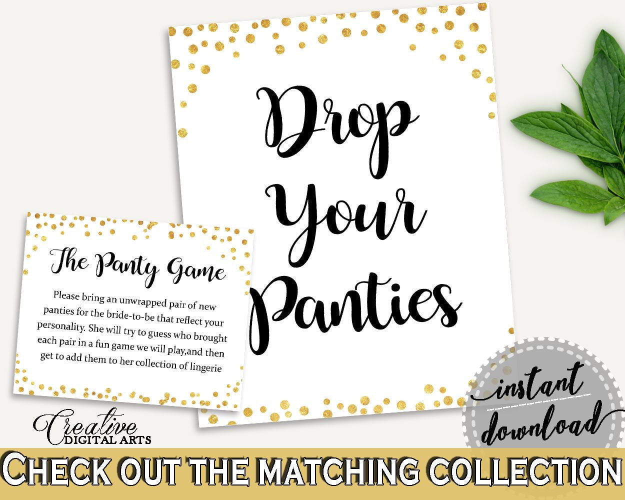 Drop Your Panties Bridal Shower Drop Your Panties Confetti Bridal Shower Drop Your Panties Bridal Shower Confetti Drop Your Panties CZXE5 - Digital Product