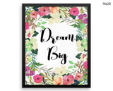 Dream Print, Beautiful Wall Art with Frame and Canvas options available Nursery Decor