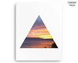 Sunset Print, Beautiful Wall Art with Frame and Canvas options available Photography Decor