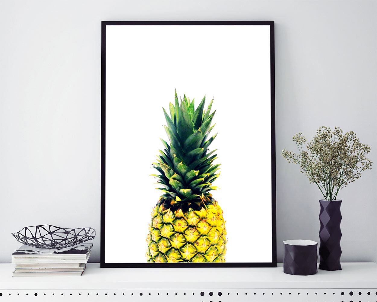 Wall Art Pineapple Digital Print Pineapple Poster Art Pineapple Wall Art Print Pineapple Nature Art Pineapple Nature Print Pineapple Wall - Digital Download