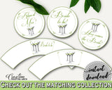 Cupcake Toppers And Wrappers Bridal Shower Cupcake Toppers And Wrappers Modern Martini Bridal Shower Cupcake Toppers And Wrappers ARTAN - Digital Product