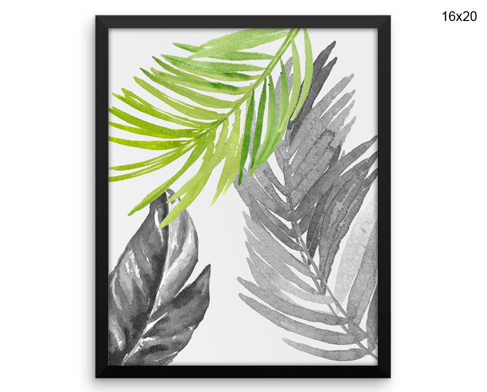 Watercolor Leaves Print, Beautiful Wall Art with Frame and Canvas options available  Decor