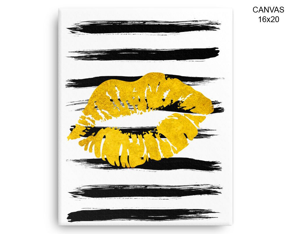 Lips Print, Beautiful Wall Art with Frame and Canvas options available Beauty Decor