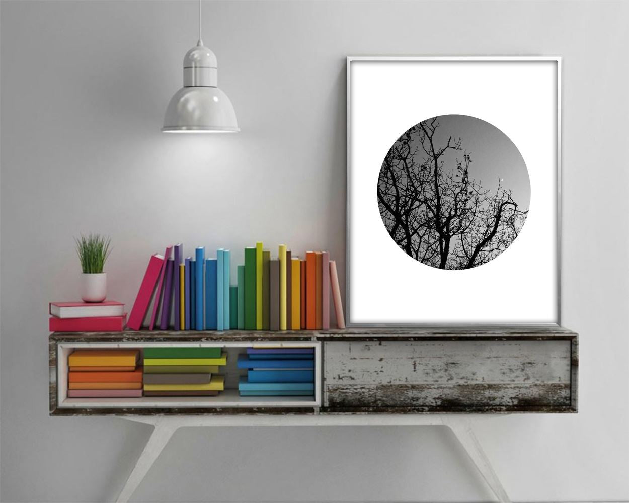 Wall Art Dusk Digital Print Trees Poster Art Dusk Wall Art Print Trees Photography Art Trees Photography Print Dusk Wall Decor Dusk Nature - Digital Download