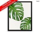 Leaf Print, Beautiful Wall Art with Frame and Canvas options available Home Decor