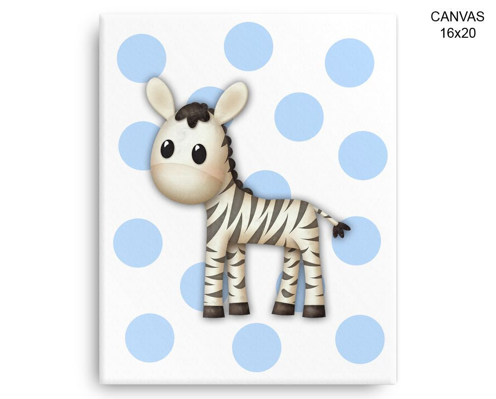 Zebra Print, Beautiful Wall Art with Frame and Canvas options available Nursery Decor