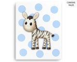 Zebra Print, Beautiful Wall Art with Frame and Canvas options available Nursery Decor