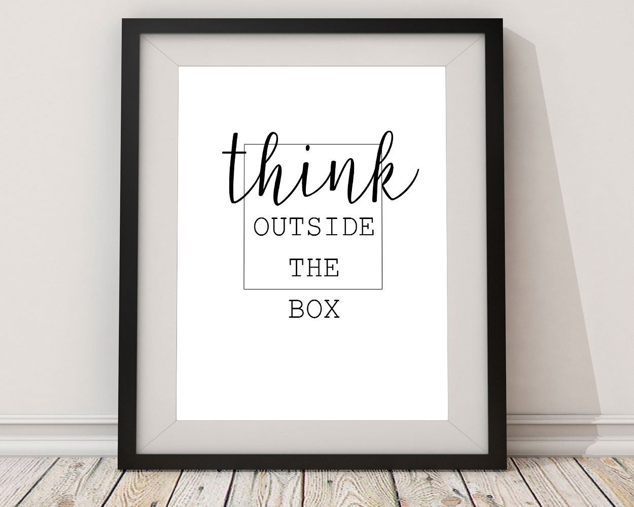 Wall Art Think Digital Print Think Poster Art Think Wall Art Print Think Inspiring Art Think Inspiring Print Think Wall Decor Think - Digital Download