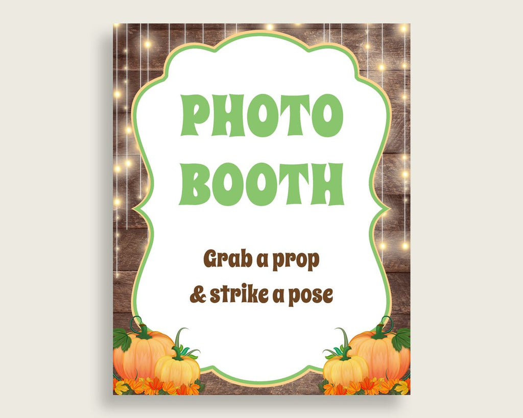 Photobooth Sign Baby Shower Photobooth Sign Autumn Baby Shower Photobooth Sign Baby Shower Autumn Photobooth Sign Brown Orange party 0QDR3 - Digital Product