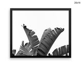 Banana Leaf Print, Beautiful Wall Art with Frame and Canvas options available Fruit Decor