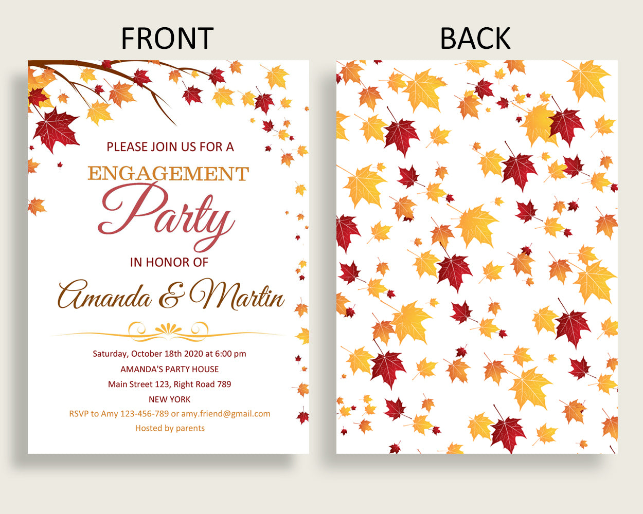 Engagement Party Invitation Bridal Shower Engagement Party Invitation Fall Bridal Shower Engagement Party Invitation Bridal Shower YCZ2S