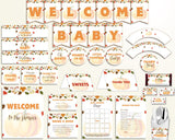 Decorations Baby Shower Decorations Autumn Baby Shower Decorations Baby Shower Pumpkin Decorations Orange Brown party planning party OALDE - Digital Product