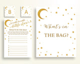 What's In The Bag Baby Shower What's In The Bag Stars Baby Shower What's In The Bag Baby Shower Stars What's In The Bag Gold White RKA6V - Digital Product