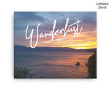 Wanderlust Print, Beautiful Wall Art with Frame and Canvas options available Inspirational Decor