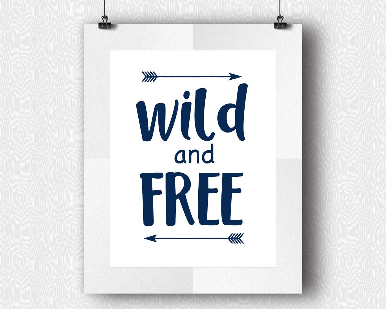 Wall Art Wild And Free Digital Print Wild And Free Poster Art Wild And Free Wall Art Print Wild And Free Kids Room Art Wild And Free Kids - Digital Download