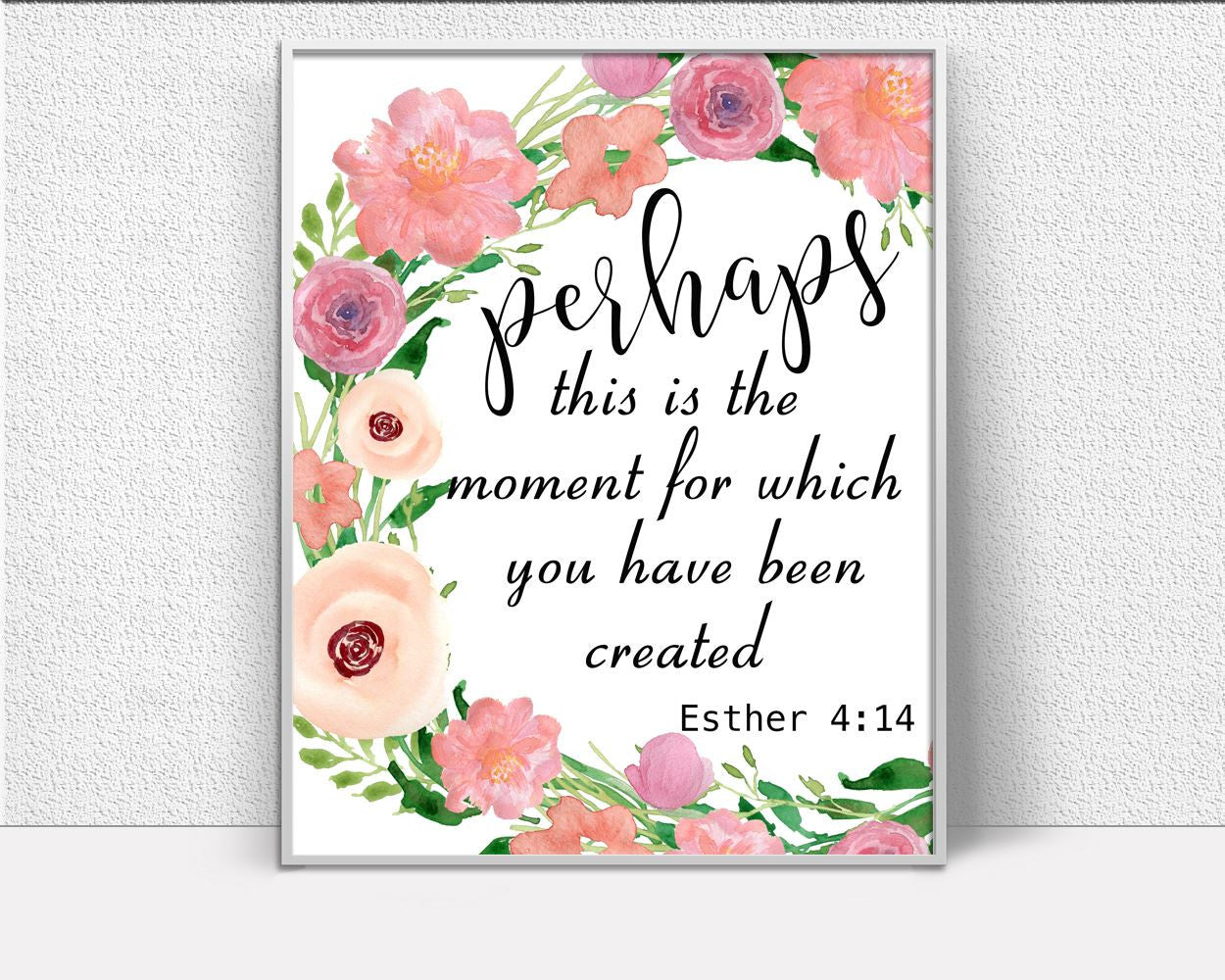 Wall Art Esther Digital Print Esther Poster Art Esther Wall Art Print Esther Scripture Art Esther Scripture Print Esther Wall Decor Esther - Digital Download