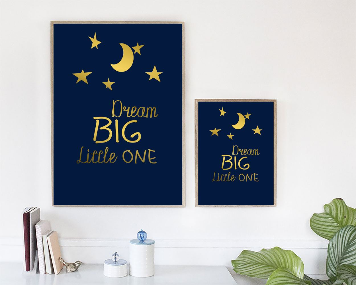 Dreams Prints Wall Art Nursery Digital Download Dreams  Instant Download Nursery Frame And Canvas Available Gold Stars Gold Nursery - Digital Download