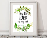 Wall Art Bless The Lord Oh My Soul Digital Print Bless The Lord Oh My Soul Poster Art Bless The Lord Oh My Soul Wall Art Print Bless The - Digital Download