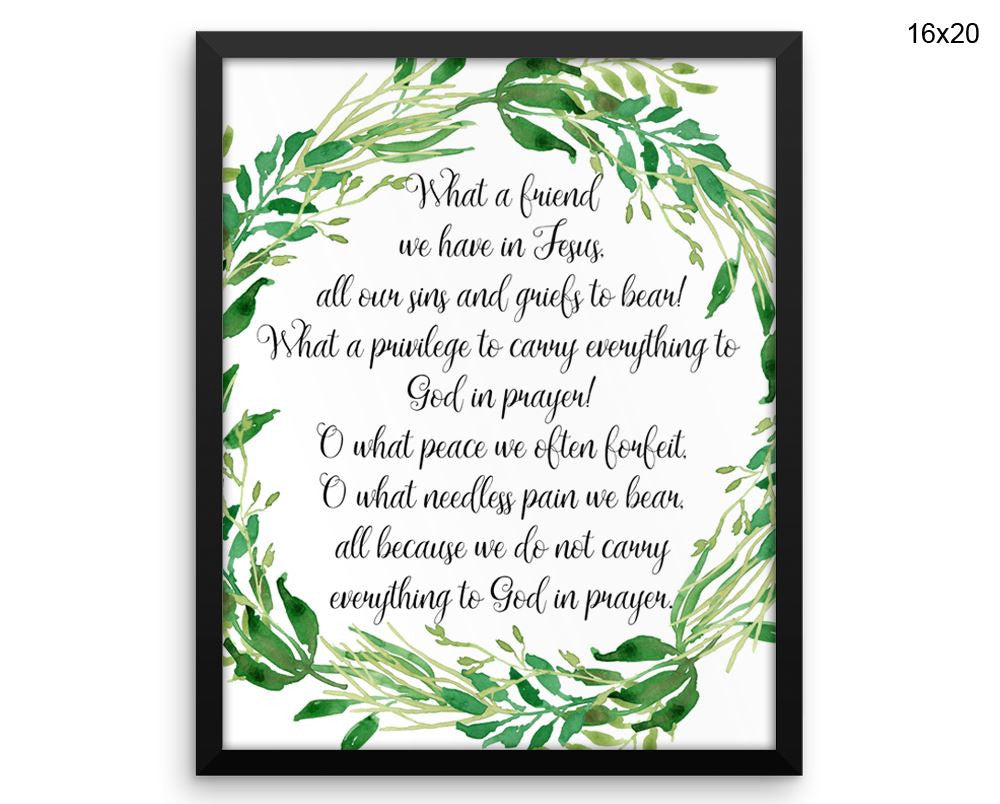 Prayer Jesus Print, Beautiful Wall Art with Frame and Canvas options available  Decor