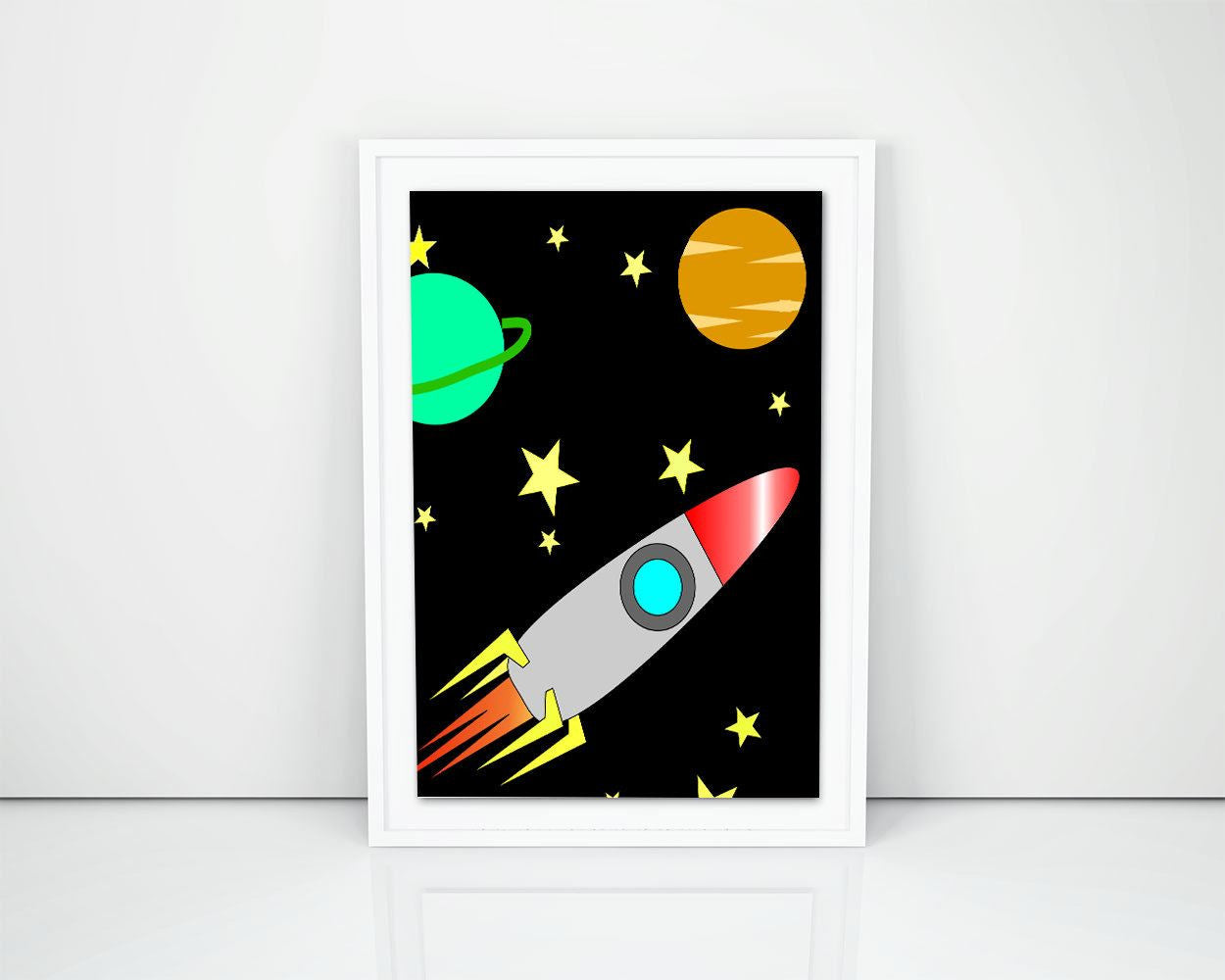 Wall Decor Stars Printable Rocket Prints Stars Sign Rocket Kids Room Art Rocket Kids Room Print Stars Printable Art Stars planet print - Digital Download