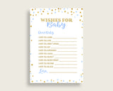 Wishes For Baby Baby Shower Wishes For Baby Confetti Baby Shower Wishes For Baby Blue Gold Baby Shower Confetti Wishes For Baby cb001