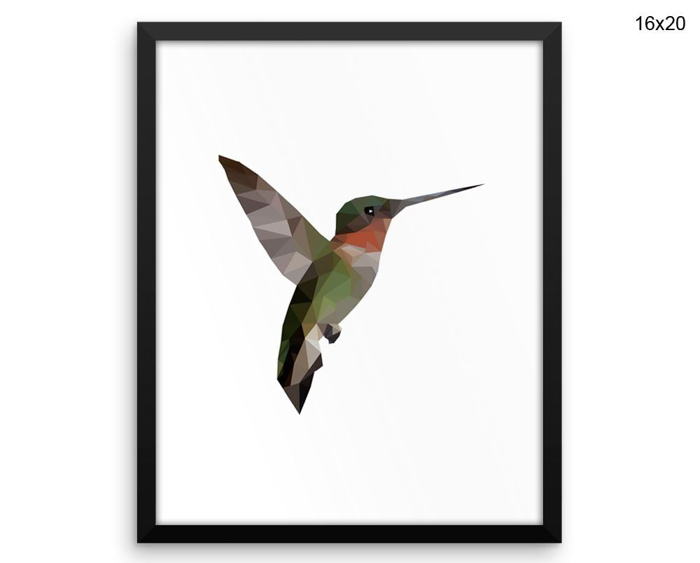 Low Poly Print, Beautiful Wall Art with Frame and Canvas options available Bird Decor