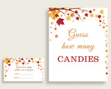 Candy Guessing Game Bridal Shower Candy Guessing Game Fall Bridal Shower Candy Guessing Game Bridal Shower Autumn Candy Guessing Game YCZ2S