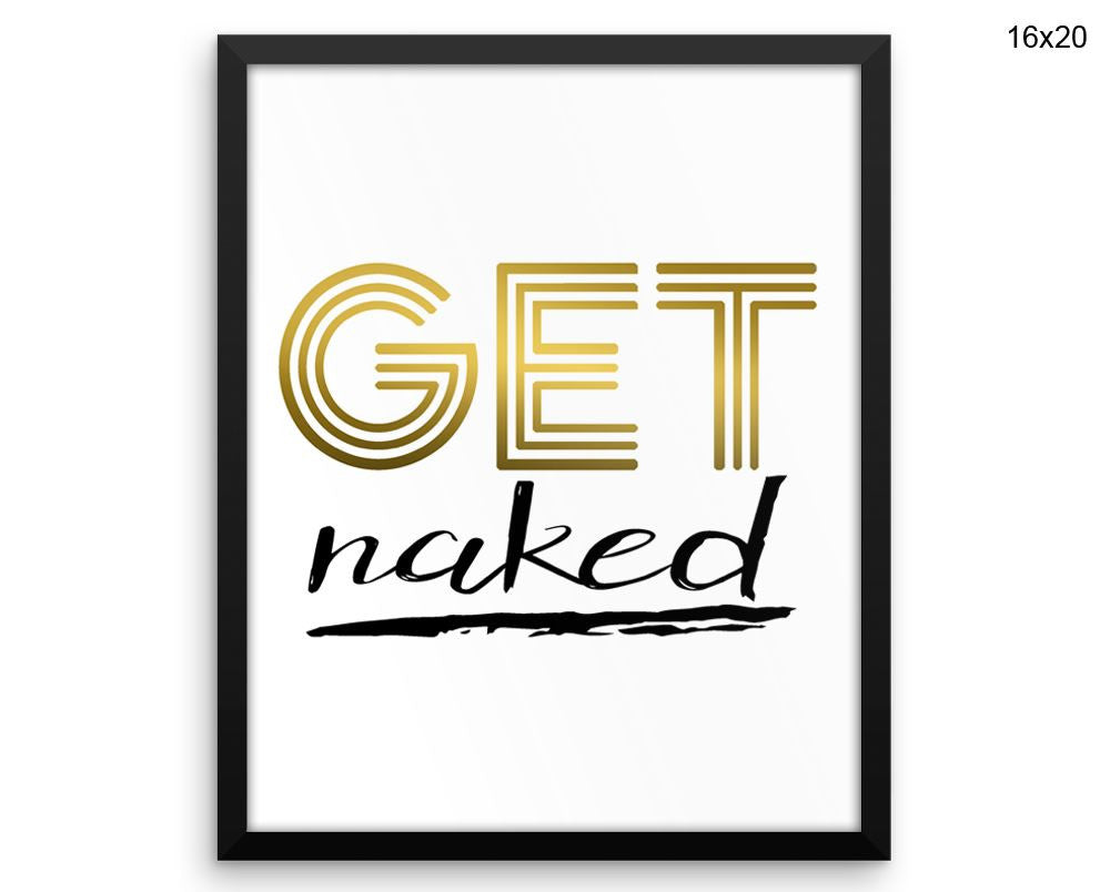 Get Naked Print, Beautiful Wall Art with Frame and Canvas options available Bedroom Decor