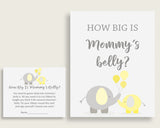 Mommy's Belly Baby Shower Mommy's Belly Yellow Baby Shower Mommy's Belly Baby Shower Elephant Mommy's Belly Yellow Gray party décor W6ZPZ
