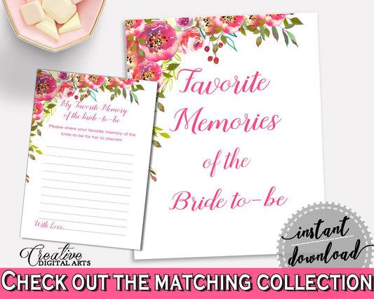 Favorite Memories Bridal Shower Favorite Memories Spring Flowers Bridal Shower Favorite Memories Bridal Shower Spring Flowers Favorite UY5IG - Digital Product