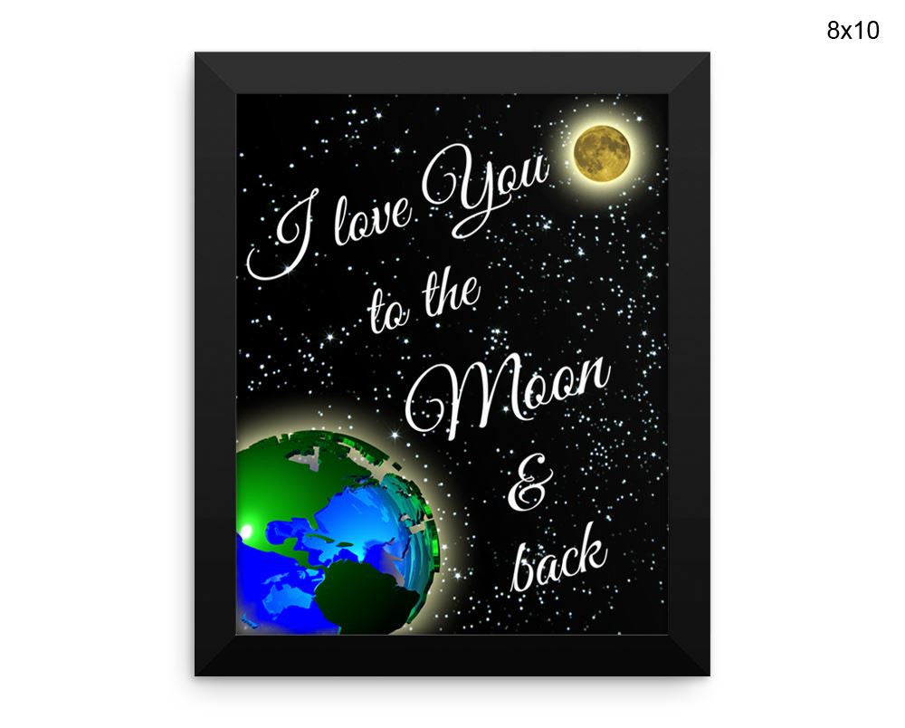 Love Print, Beautiful Wall Art with Frame and Canvas options available Nursery Decor